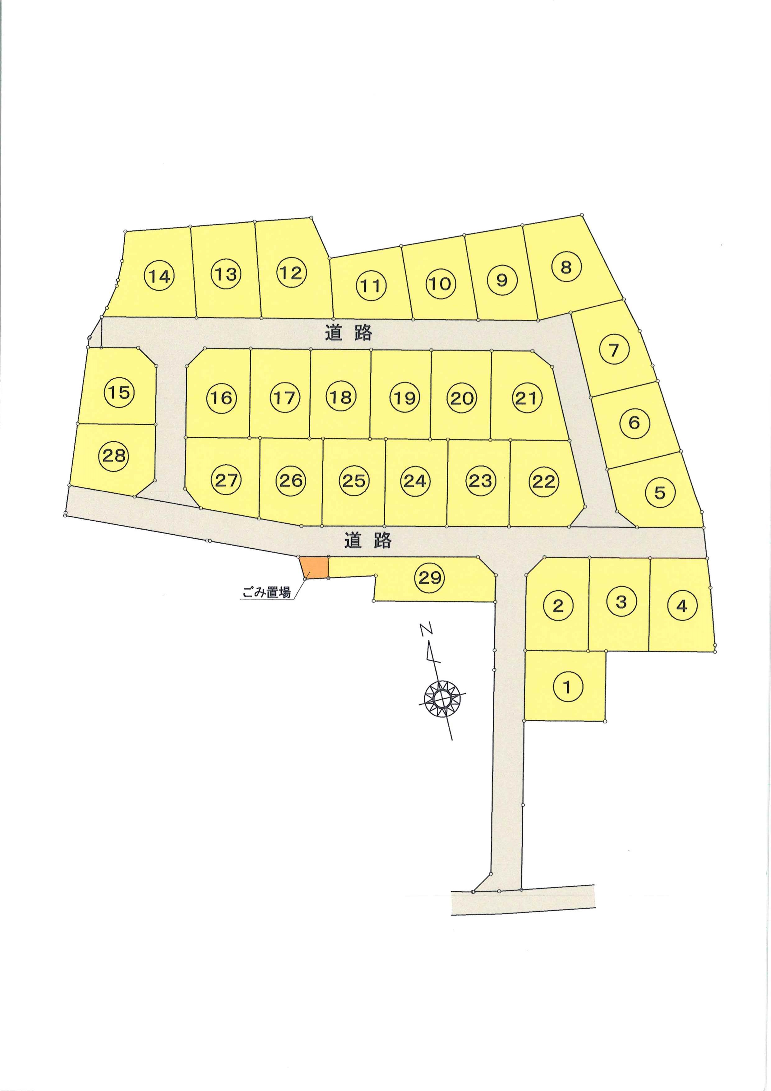 亀山市布気町　【全29区画　新規分譲】全区画約59坪以上◇坪単価9.6万円～